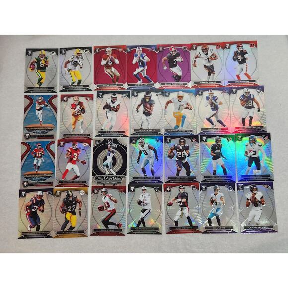 NFL Trading Cards Lot Of 150 Cards Optic, Select, Panini, Totally Certified VG+ - Picture 5 of 7